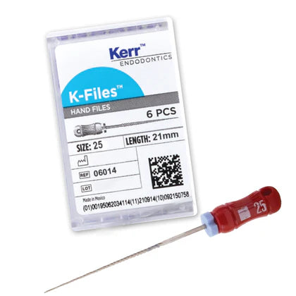 Kerr K-Files 21mm Stainless Steel Files Kerr K-Files 21mm Stainless Steel Files